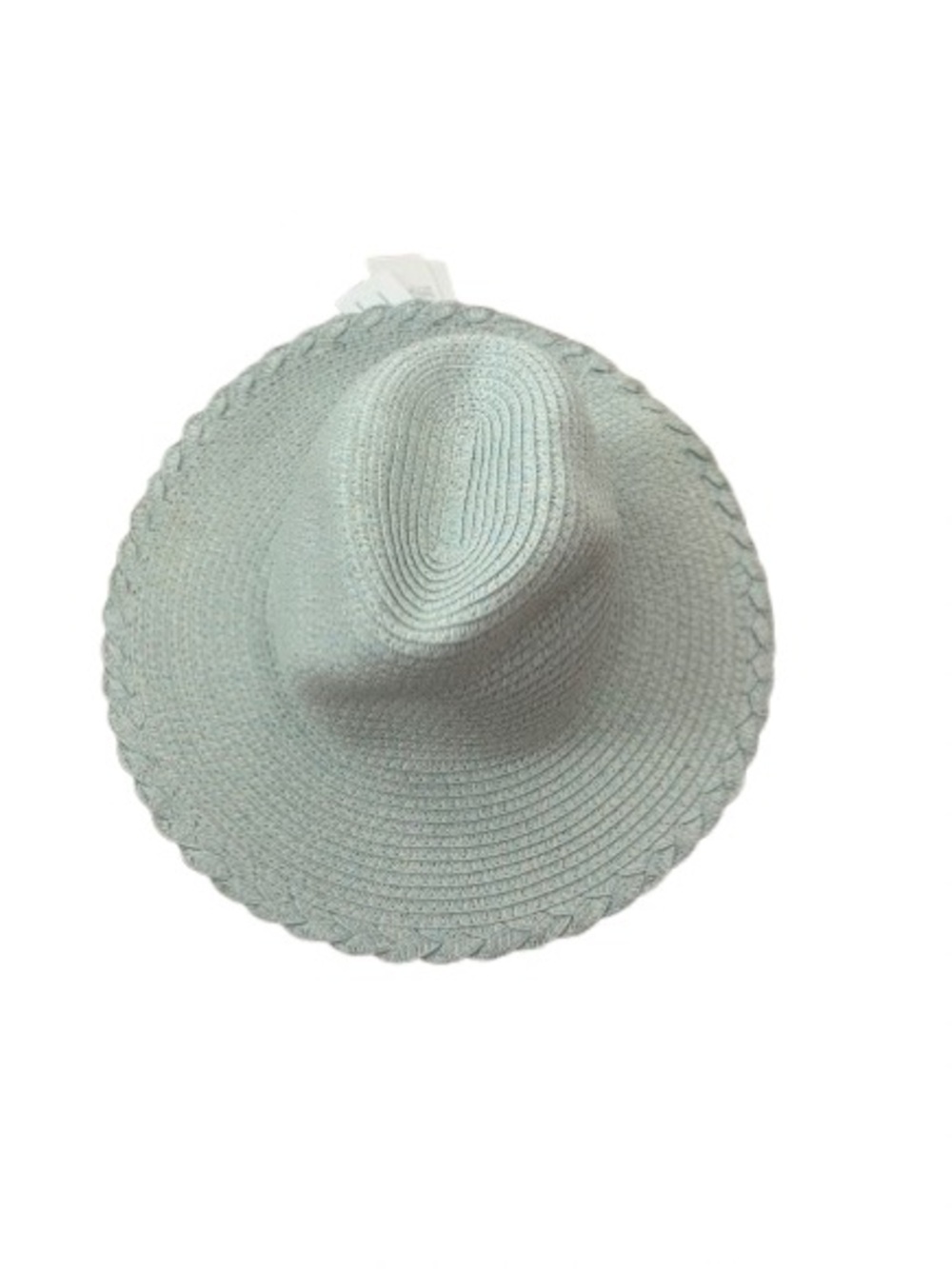 Janie and Jack Wide Brim Straw Sun Hat in Light Mint